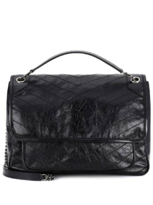 Yves Saint Laurent Niki in Crinkled Vintage Leather