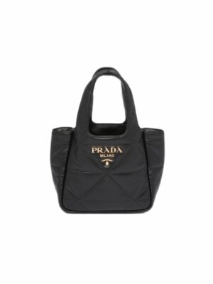 Prada Small Nappa Leather Tote Bag with Topstitching