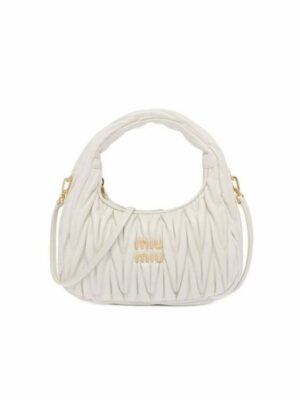 Miu Miu Wander Matelasse Mini Hobo Bag