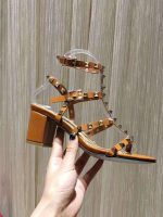 Rockstud Ankle Strap Sandal