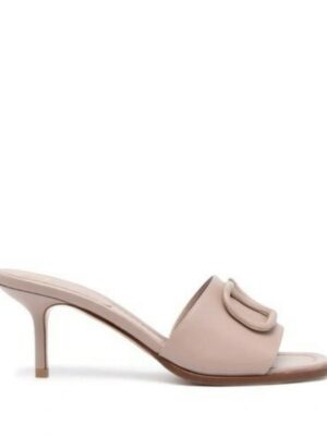 Valentino Vlogo Leather Heels