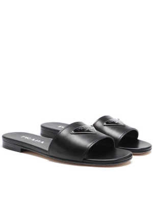 Leather Flat Sandals