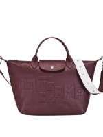 Top Handle S Le Pliage Cuir Brandy