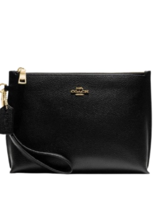 Coach Charlie Pouch Black