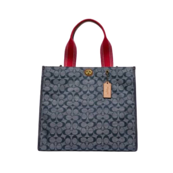 Coach Tote 22 / 34 in Siganure Chambray