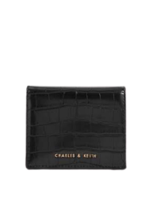 Printed Mini Short Wallet Croco