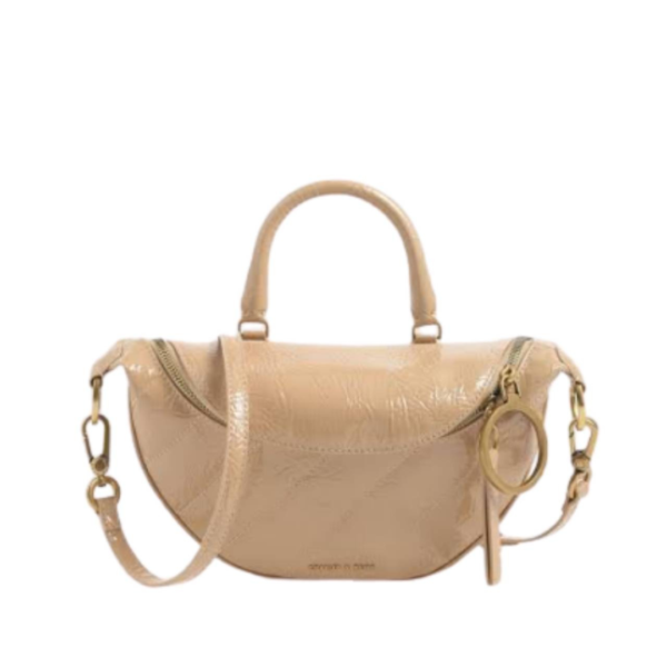 Wrinkled Patent Crossbody