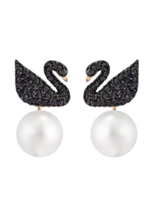 Iconic Swan Pierced Earrings Jackets