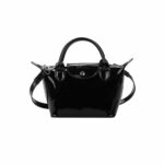 Longchamp Le Pliage Cuir Schwarz/Ebenholz