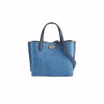 Coach Willow 24 Denim Tote