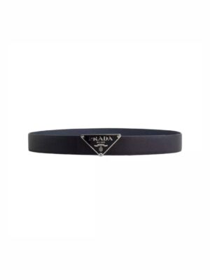 Triangle Logo Leather Belt