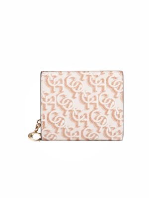 Coach Snap Wallet Signature Monogram Print