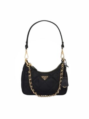 Re-Nylon Quilted Shoulder Bag