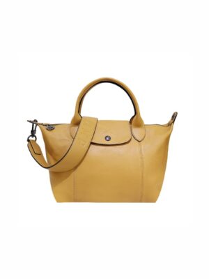 Longchamp Le Pliage Cuir Medium