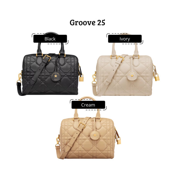 Christian Dior Groove Bag Macrocannage Calfskin